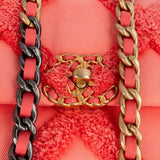 Chanel 19 Frayed Canvas Single Flap Crossbody Bag