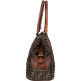 Fendi Monogram FF Zucca Canvas Villa Borghese Star Handbag