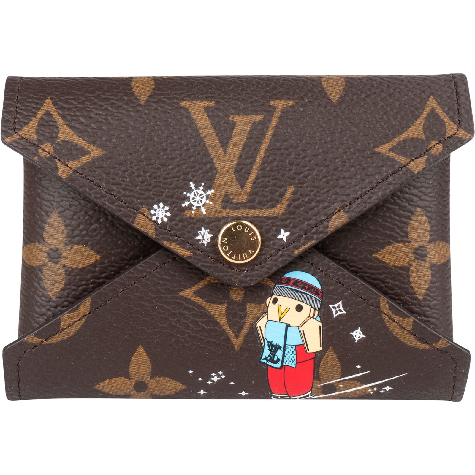Louis Vuitton Monogram Canvas Limited Xmas Small Pochette Kirigami Etui - vintageandkickz