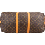 Louis Vuitton Monogram Canvas Keepall 50 Bandoulière Travel Bag