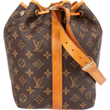 Louis Vuitton Monogram Canvas Sac Noé Petit Shoulder Bag