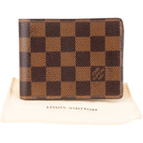Louis Vuitton Monogram Damier Ebene Canvas Multiple Wallet