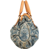 Louis Vuitton Monogram Denim Pleaty Handbag