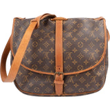 Louis Vuitton Monogram Canvas Saumur 35 Crossbody Bag