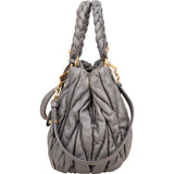 Miu Miu Quilted Nappa Leather City Handbag