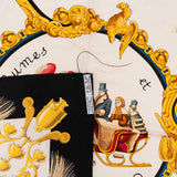 Hermès Plumes et Grelots Silk Carre 90 Scarf Tuch