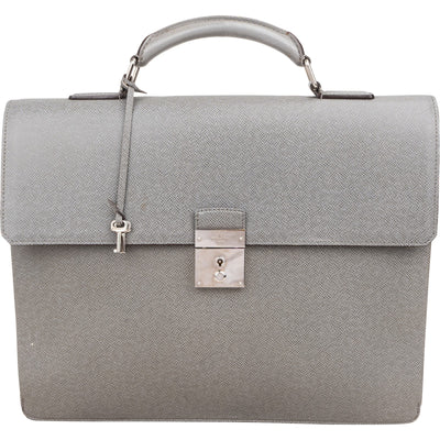 Louis Vuitton Grey Taiga Leather Robusto Briefcase Handbag