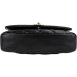 Chanel Quilted Lambskin Diana Single Flap Crossbody Bag