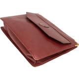 Cartier Bordeaux Leather Clutch