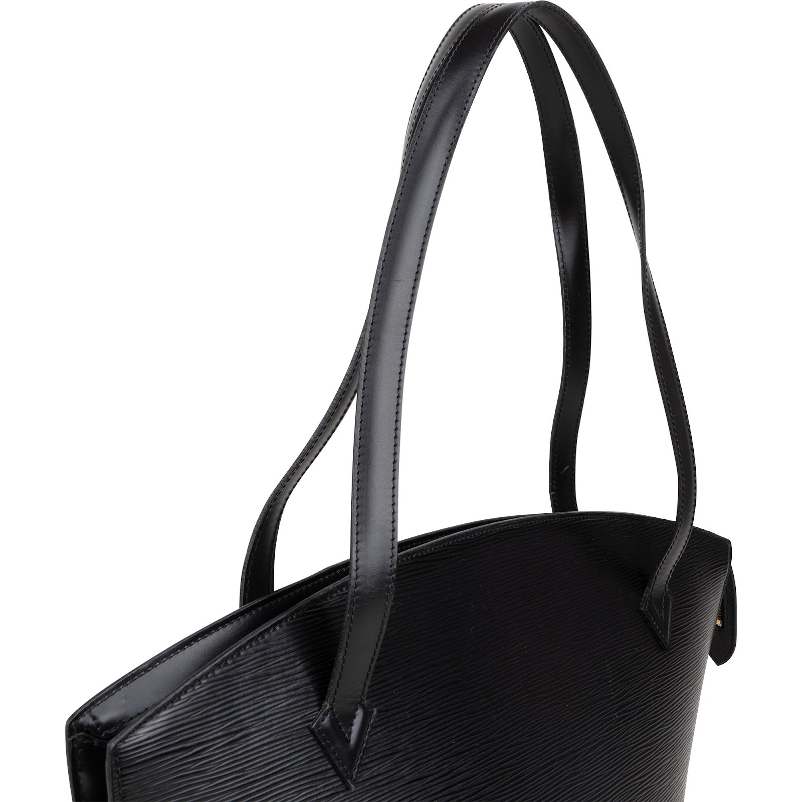 Louis Vuitton Noir Epi Leather Sac St. Jacques GM Shoulder Bag - vintageandkickz