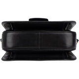 Celine Black Boxcalf Triomphe Shoulder Bag