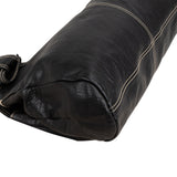 Miu Miu Black Grained Leather Knot Shoulder Bag