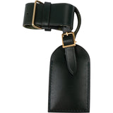 Louis Vuitton Dark Green Leather Luggage Tag Set