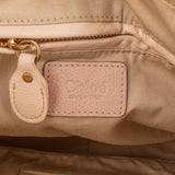 Chloé Pink Grained Leather Paraty Shoulder Bag