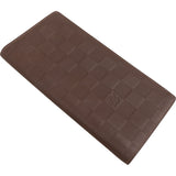 Louis Vuitton Monogram Damier Infini Leather Portefeuille Bifold Vertical Wallet