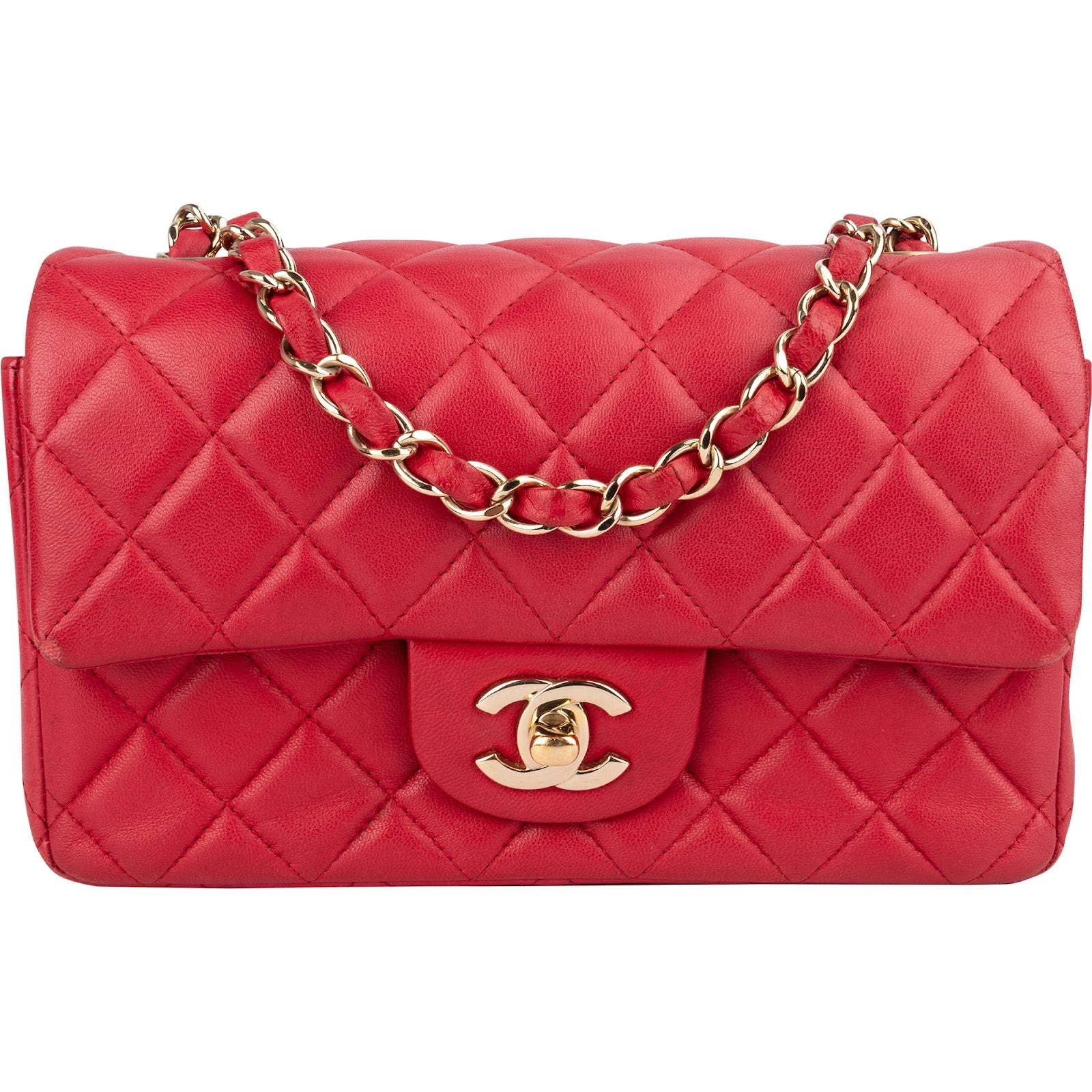 Chanel Quilted Lambskin Small Single Flap Crossbody Bag xx Farbe bilder - vintageandkickz