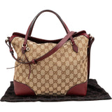 Gucci Monogram GG Canvas Bree Tote Handbag