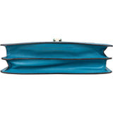 Bvlgari Blue Leather Serpenti Forever Shoulder Bag