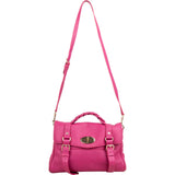 Mulberry Pebbled Leather Alexa Satchel Handbag