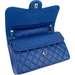 Chanel Quilted Caviar Leather Jumbo Double Flap Crossbody Bag xx maße / datacode, fehlende Ecken - vintageandkickz