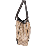 Gucci Monogram GG Coated Canvas New Britt Shoulder Bag
