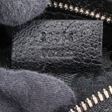 Gucci Black Monogram GG Canvas Belt Crossbody Bag