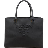 Prada Saffiano Leather Small Tote Handbag