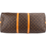 Louis Vuitton Monogram Canvas Keepall 55 Bandoulière Travel Bag