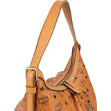 MCM Monogram Visetos Hobo Shoulder Bag