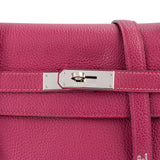 Hermès Tosca Clemence Leather Palladium Kelly 32 Handbag