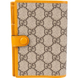 Gucci Monogram GG Supreme Interlocking GG Passport Holder Wallet