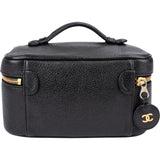 Chanel Caviar Leather Vanity Case Handbag