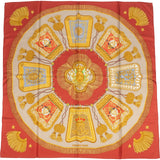 Hermès Passementerie Silk Carre 90 Scarf Tuch