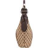 Gucci Monogram GG Canvas Indy Hobo Shoulder Bag