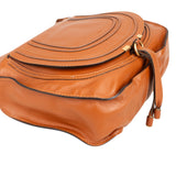 Chloé Grained Leather Marcie Saddle Hobo Shoulder Bag