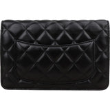 Chanel Quilted Lambskin Wallet on Chain Crossbody Bag
