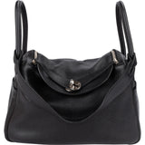 Hermès Clemence Leather Lindy 30 Handbag