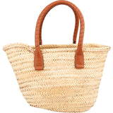 Chloé Marcie Basket Raffia Shoulder Bag