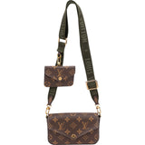 Louis Vuitton Monogram Canvas Felicie Strap & Go Pochette Accessoires Crossbody Bag