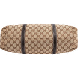 Gucci Monogram GG Canvas New Britt Web Hobo Shoulder Bag
