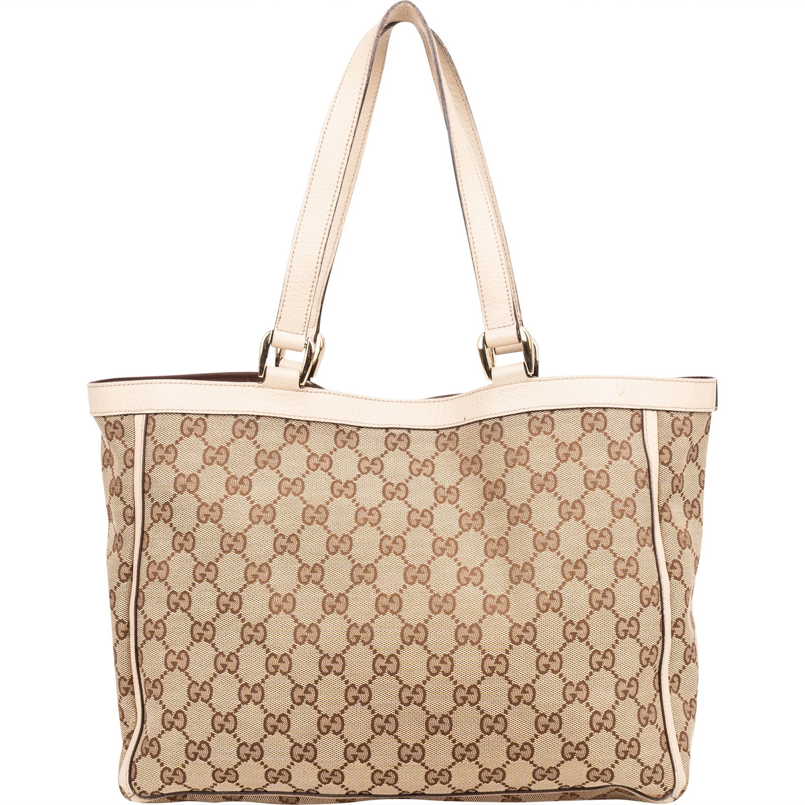 [🔄️B20 / F30] Gucci Monogram GG Canvas Abbey Tote Shoulder Bag - vintageandkickz