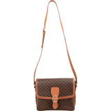 Celine Macadam Monogram Canvas Messenger Crossbody Bag