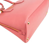 Prada Pink Saffiano Leather Promenade Handbag