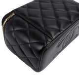 Chanel Quilted Lambskin Vanity Case Crossbody Bag