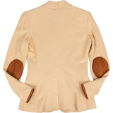 Ralph Lauren Cotton and Leather Equestrian Patches Blazer Jacket (IT 34 / DE 30-32)