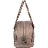 Chanel Metallic Leather Modern Chain Bowler Shoulder Bag