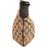 Gucci Monogram GG Canvas Half Moon Messenger Crossbody Bag