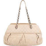 Chanel Quilted Iridescent Calfskin Bowling CC Shoulder Bag