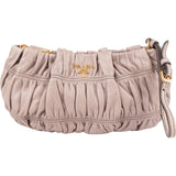 Prada Matelassé Nappa Leather Gaufre Pochette Clutch