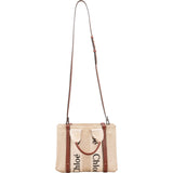 Chloé Canvas Small Woody Tote Crossbody Handbag